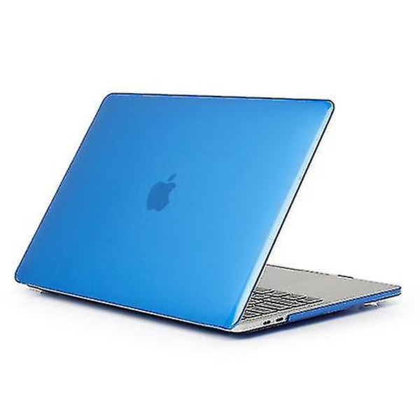 Läpinäkyvä kotelo kannettavalle tietokoneelle Macbook Pro 15,4 tuuman A1990 (2018) (tummansininen)