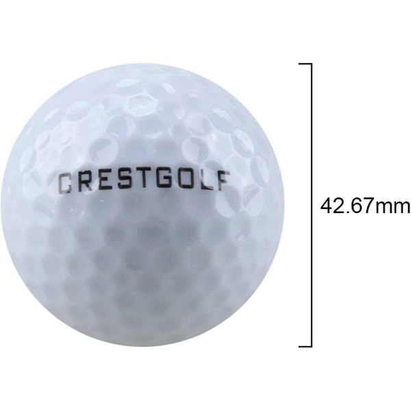 Led golfballer, lys opp støt aktivert med 10 minutters timer Led golfballer inkluderer rød, hvit, blå, rosa, gul og grønn ba