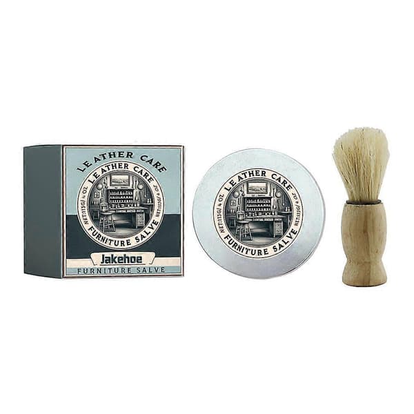 Wise Owl Möbelbalsam för läderbalsam Läderborste med B