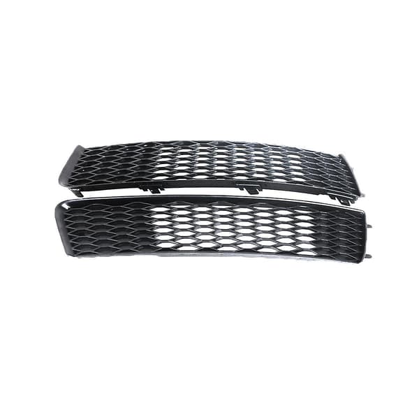 2 stk Frontfanger Grill Mesh Deksel Ventilasjon Tåkelys Grill Griller For Q7 S 2009-2015 4l0807697b