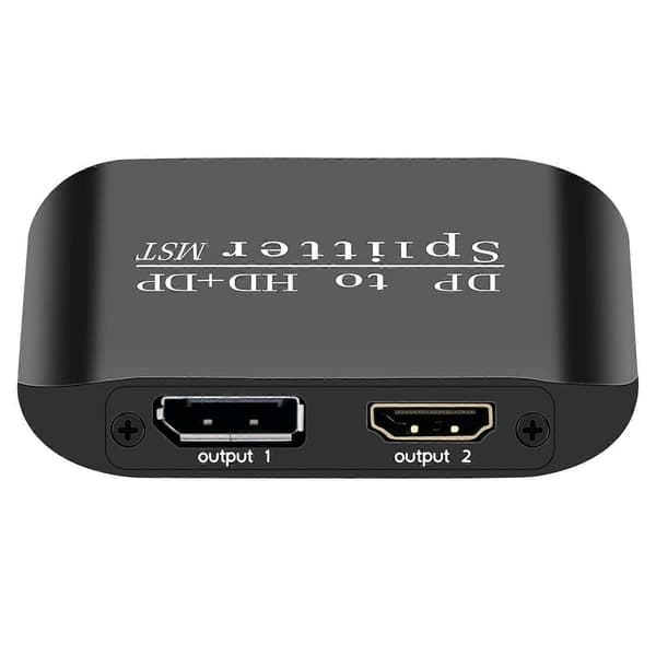 NK-W60 DP til HD+DP 4K 60Hz Splitter MST SST Adapter til Dobbelt Skærm Spejlskærm