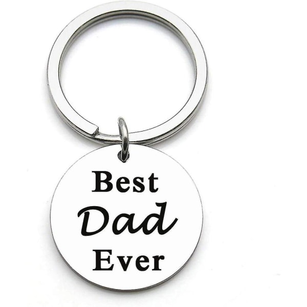 Step Dad Gift Keychain - Perfekt julklapp till pappa