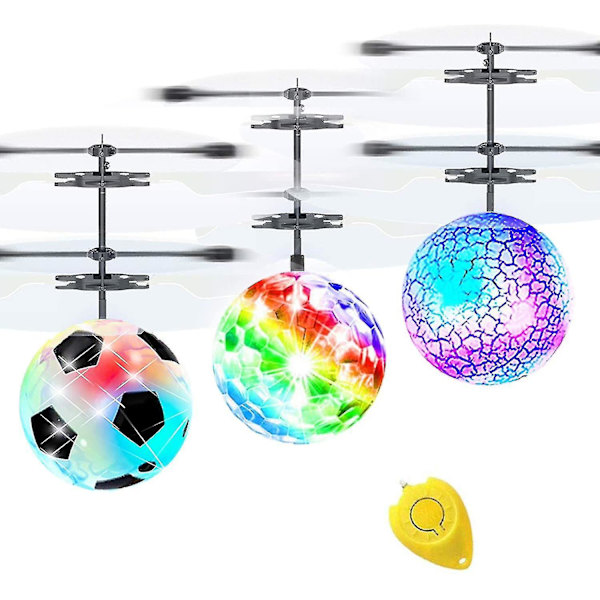 3-pack flygande boll barn påskleksaker Rc flygande helikopter infraröd induktion semester påskkorg fyllmedel presenter uppladdningsbara