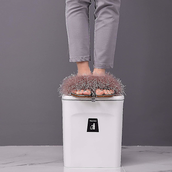 Kjøkken søppelbøtte Hengende søppelbøtte med skyvedeksel, for søppelbøtter, skap søppelbøtter, kjøkken søppelbøtter, multi-kjøkkenboks