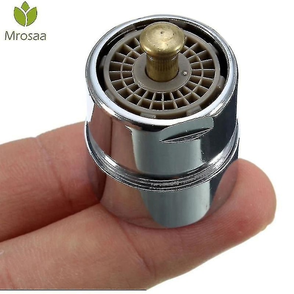 Mrosaa Brass One Touch Control Faucet Aerator Water Saving Tap Valve Male Thread 23.6mm Bubbler Purifier