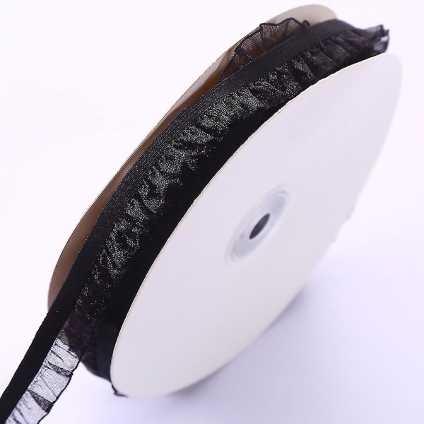 15 yards Rufsband Mjuk Stretch Elastisk för Sömnad Bröllopskläder