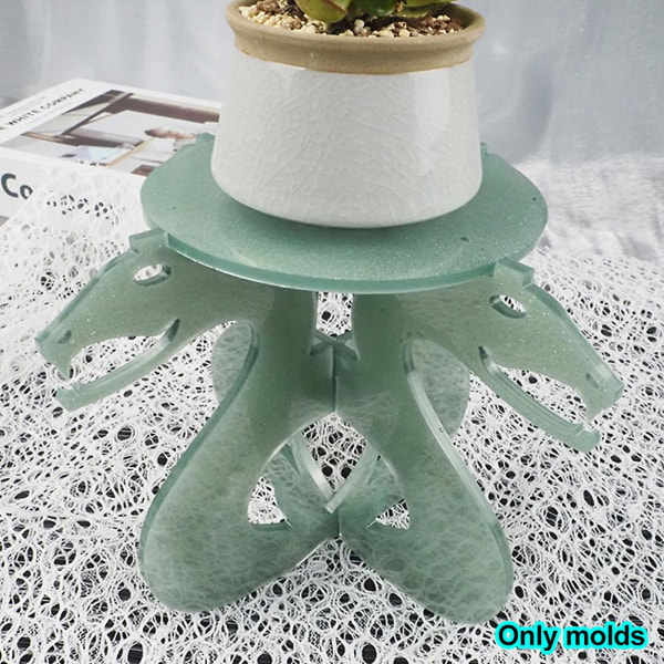 Blomkruka Stativ Present Konst Resin Form Gjutning Återanvändbar Ormformad
