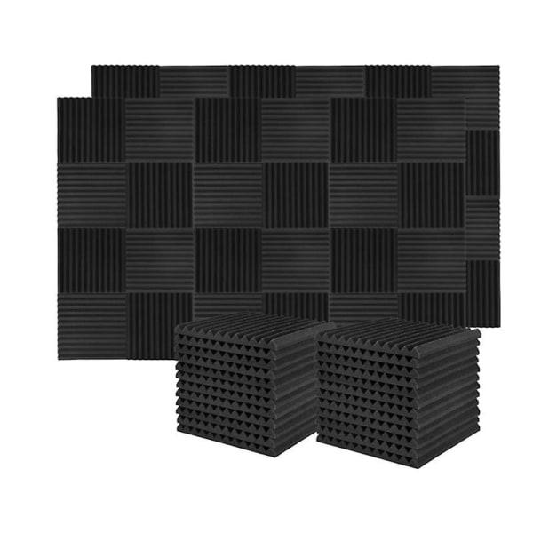 60 kpl äänieristyslevy Sound Insulation Studio Foam, seinääänieristyslevyyn, studioon