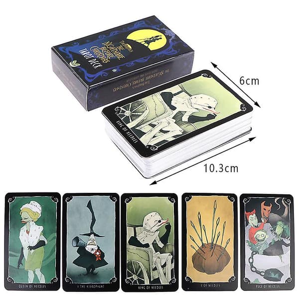 The Nightmare Before Christmas Tarotkort Spådom Divination Deck Brädspel
