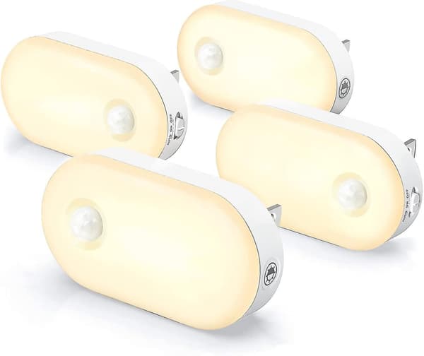 Nattlys Plug In, Lys Sensor Nattlys (120 Lumen), Dimmer Sma