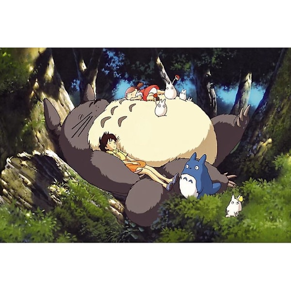 Min Nabo Totoro Puslespil 1000 Brikker Voksen Afstressning Børns Læringslegetøj
