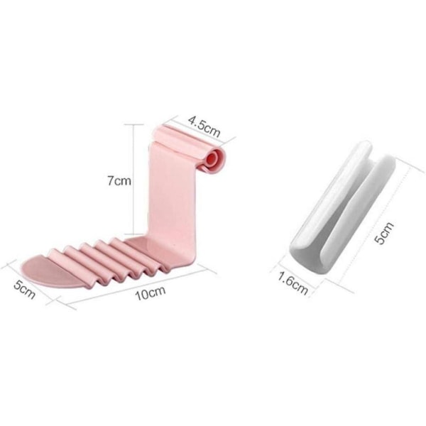Sängklädeshållare, Plast Sängklädesklämmor Grippers För Att Hålla Lakanen Städade Lakanfästen (rosa 6st)