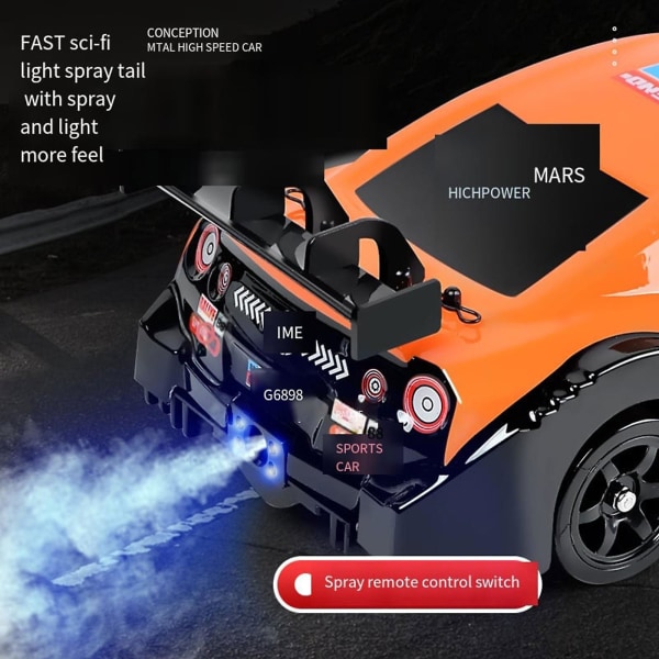 Radiostyrd Bil Rc Driftbil 1:16 Skala 4wd 18km/h Hög Hastighet Modellfordon För Vuxna Barn