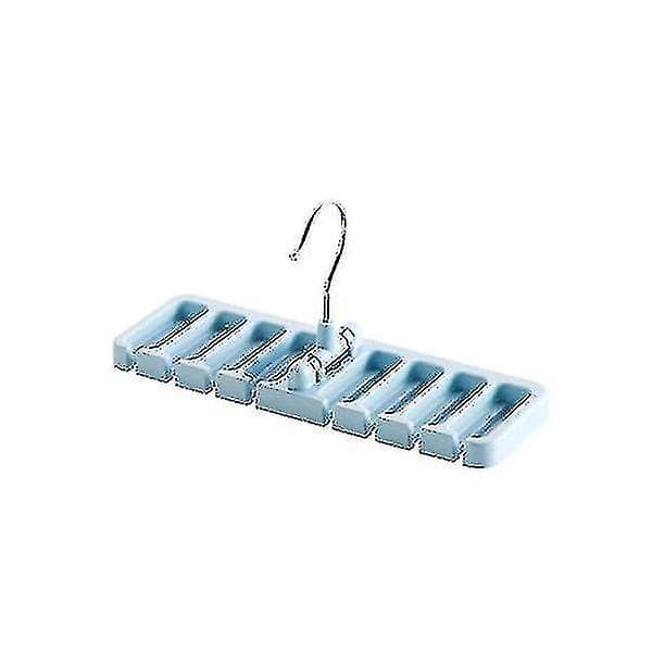 Slips Rack Skjerf Rack Belte Oppbevaring Henger Skjerf Rack Hjem Oppbevaring 2 Stykker Blå