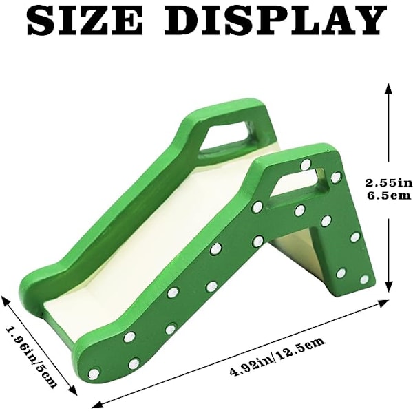 Hermit Crab Climbing Ladder Bridge, Resin Reptile Climbing Toys, Small Animals Cage Accessory, Tank Accessory, Suitable for Hermit Crab Hamster Rat