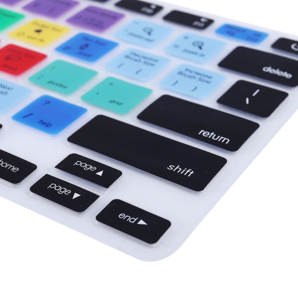 For Photoshop tastatursnarvei Design Funksjonelt silikondeksel for Pro 13 15 17 Protector Sticker