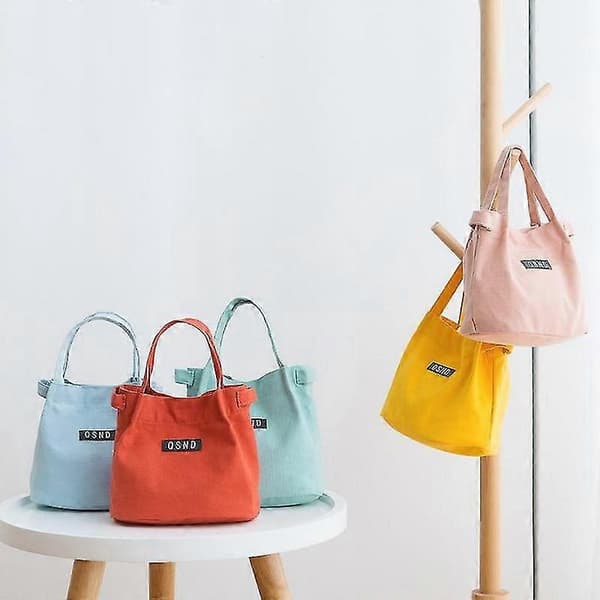 Termiska tyglunchväskor Tote Bucket Bag Fritidsväskor 5