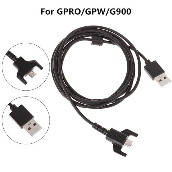 Udskiftnings USB-opladnings- og data-spilkabel til gamingmus