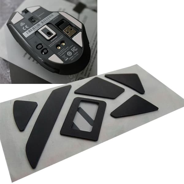 1 sæt musefødder til Razer Basilisk Ultimate mus - buede kanter