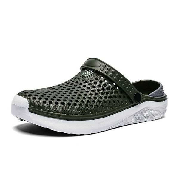 Mote Mote Strand Sandaler Tykke Såle Sklisikre Tøfler Lett Sommer Flip Flops Hagesko Green 43