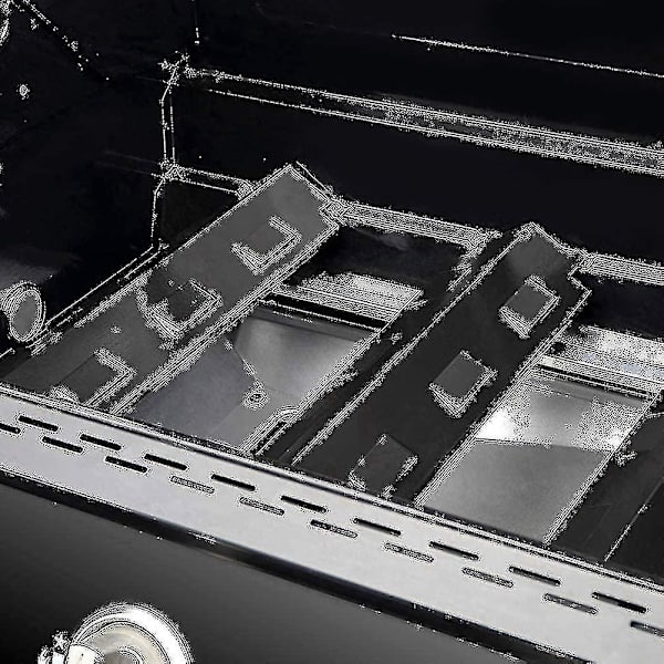 4 stk. Bbq Grillplade i Rustfrit Stål Heavy Duty Grill Grill Varmeskjold Reservedele Bbq Gas Grill Udskiftningsdele Til Charbroil Grillware Gril Høj Qu