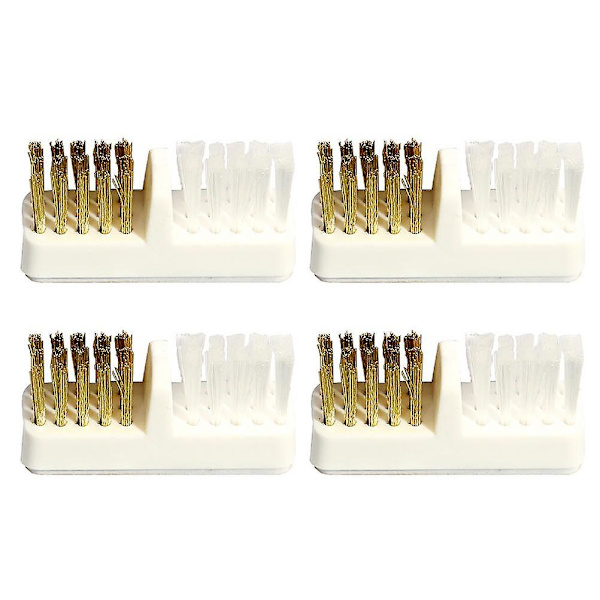 4 st nagelborrbit nagelpulver rengöringsborstar fin nagelkonstborste 3d nagelkonstborste akrylpulver borste set