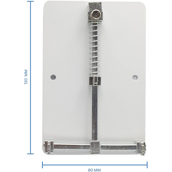 Universal PCB Holder - Jig Fixture Klemme Reparationsværktøj - Loddekit - Rustfrit Stål - Motherboard PCB Kredsløbskort Holder - 12 x 8cm