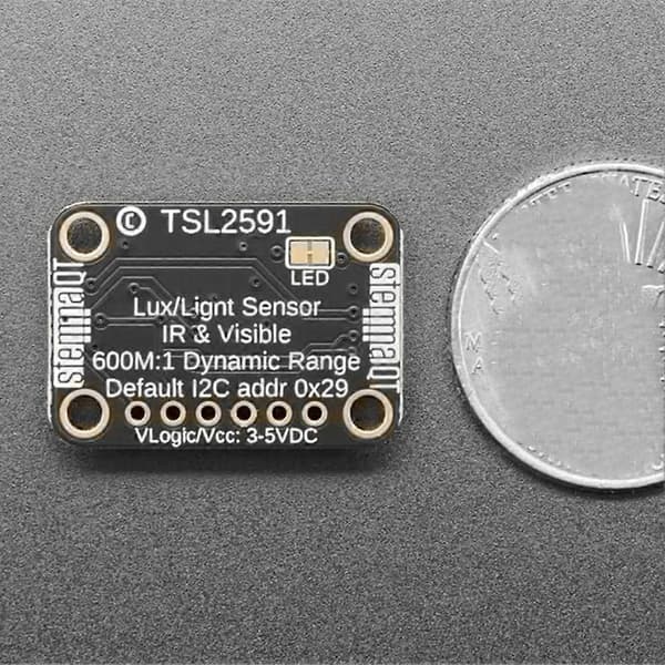 1980 TSL2591 Digital lyssensor modul med højt dynamisk område I2C-interface - STEMMA QT/Qwiic