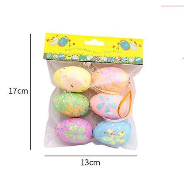 Easter Egg Diy Coloring Pattern Simulation Egg Holiday Scene Layout Dress Up Pendant