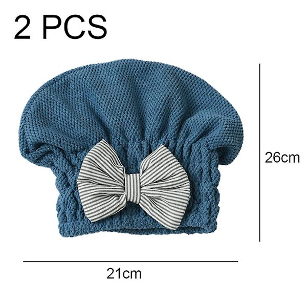 Mikrofiber Hår Tørre Hat Til Hår Hurtig Tørring Blød Hår Turban