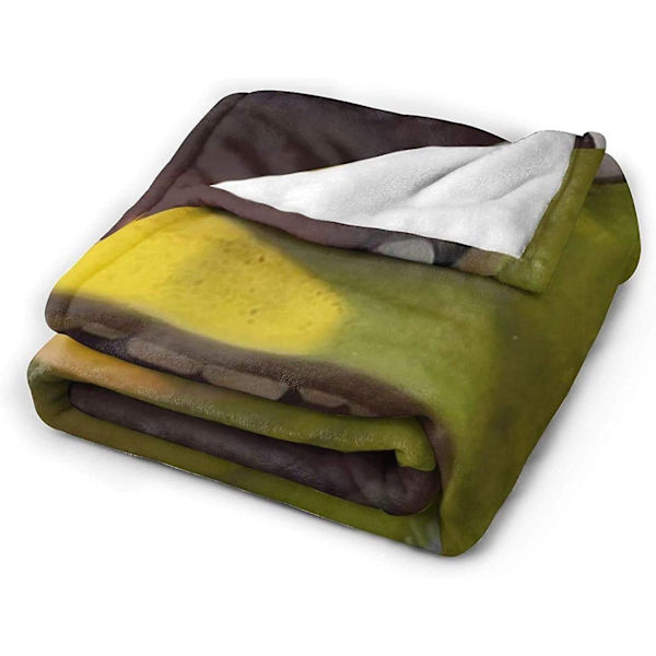 Overrasket Shrek blød letvægts tæppe Flannel tæppe