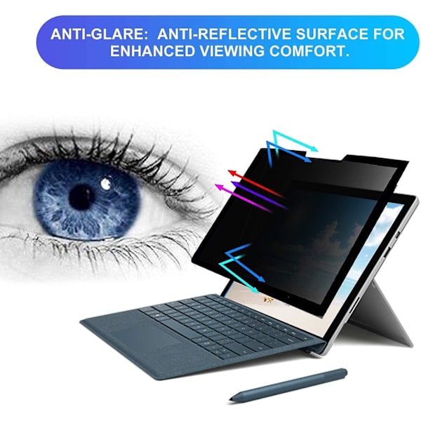Sekretesskydd för Microsoft Surface Pro X/Surface Pro 8 (utgiven 2021)/Surface Pro 9 (utgiven 2022)