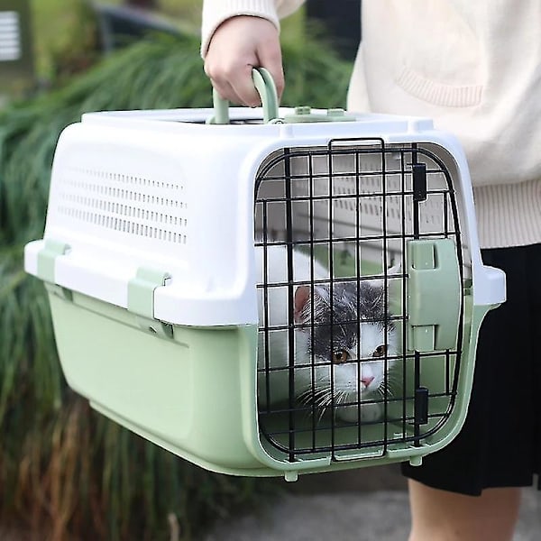 Pet Airways Box Dyrebur Portable Reisekontrollboks Små Hunder I-bil Luftboks
