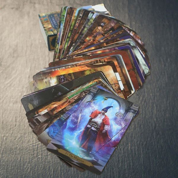 78 stk. Tarot Barbara Moore Wizards Engelsk Udgave Fritids Klassisk Bordkort Legetøj Til Fest