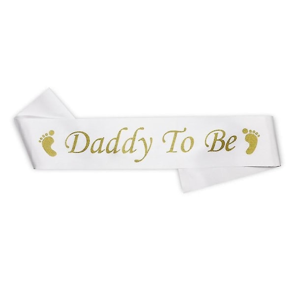 Daddy To Be Sash Baby Shower Juhlasisustus Sukupuoli Paljasta juhlatarvikkeet