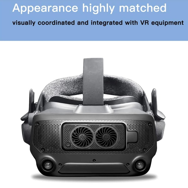 VR-kuulokemikrofonin kaksoistuulettimet, sopii Valve Index VR -kuulokemikrofonin jäähdytykseen