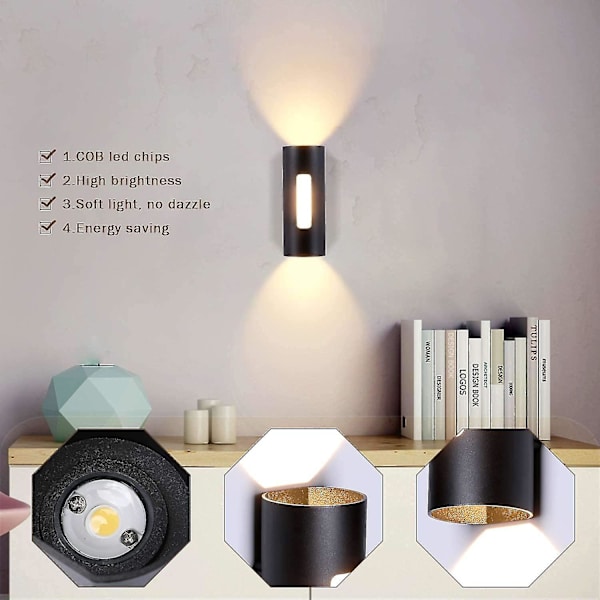 10W Ulkoseinävalaisin LED Tiivis IP65 Metalli Ulkoseinälamppu