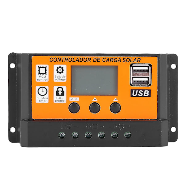100A MPPT Solpanelregulator Laddningsstyrenhet Autofokus Spårning