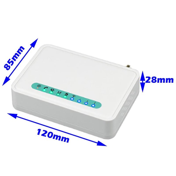 Fast trådlös terminalband Gsm telefonlinje Desktop Caller Dialer Gsm850/900/1800/1900mhz Eu-kontakt