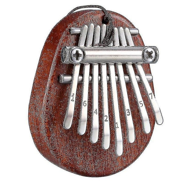 8-tangenter Mini Kalimba - Finger Thumb Piano