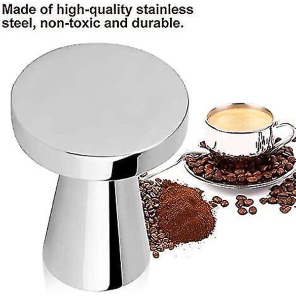 40mm Diameter Kaffeepres, Rustfrit Stål Kaffehammer Værktøj Flad Bund Kaffe Bønne Pre