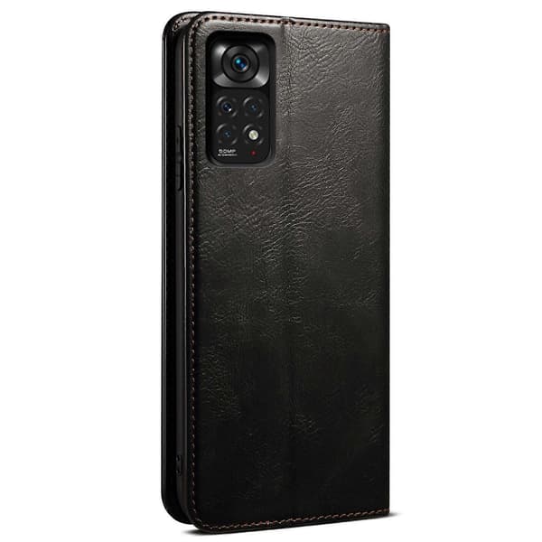 Lemonda Xiaomi Redmi Note 12 Pro 4G 11 Pro 4G (MediaTek) Note 11 Pro 5G (Qualcomm) Folio-jalustakotelo Style Black