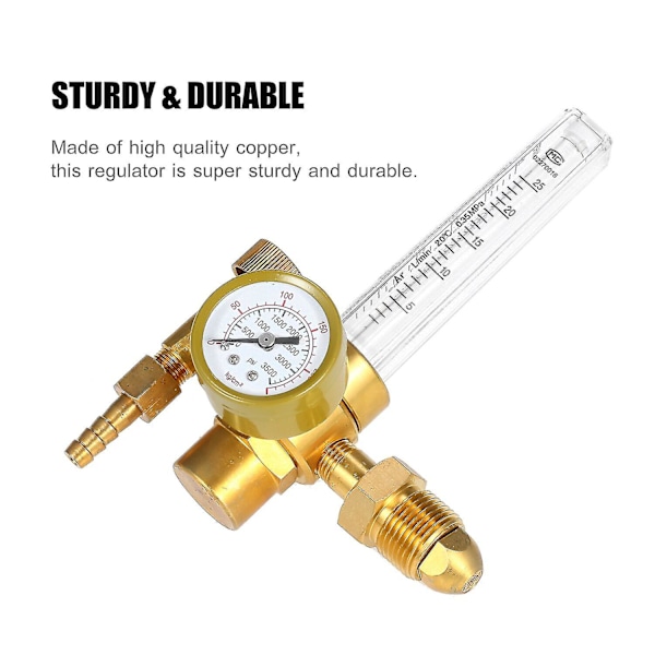 Flowmeter Argon Karbondioksid Cofairy Mig Tig Flow Meter Kontrollventil Gassregulator