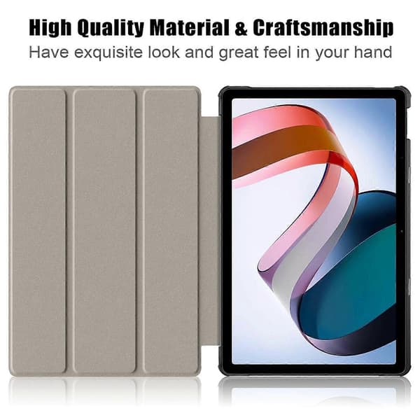 För Xiaomi Redmi Pad SE Tri-fold Stativ Tablet Fodral Mönstertryck PU Läder Tablet Skydd - Graffi Graffiti