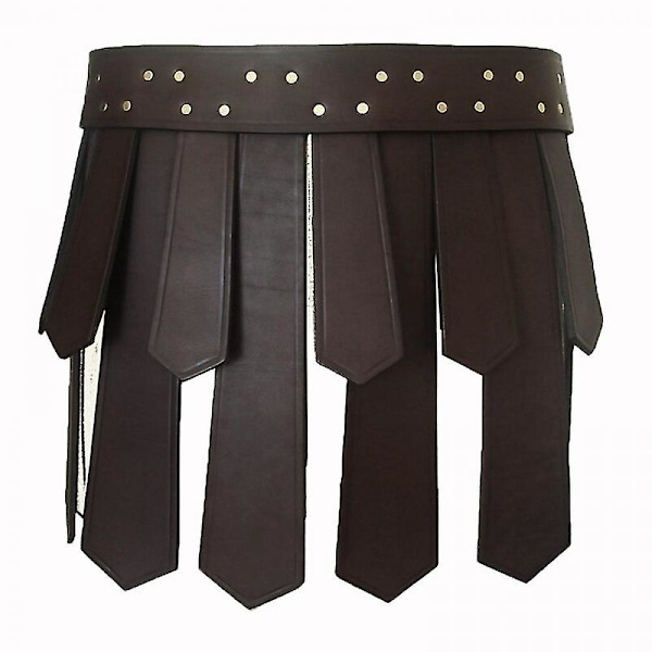 Muinainen roomalainen legioonan gladiaattorin taisteluvyön hame goottilainen steampunk PU-nahkainen panssari keskiaikainen kreikkalainen cosplay-asu miehille