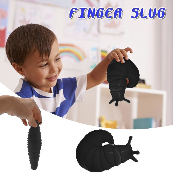 Fidget Slug 3d-trykt Vennlig Artikulert Fidget Slug Artikulerende Leke Søt Fidget Tilbehør Fleksibel Fidget Sensoriske Leker For