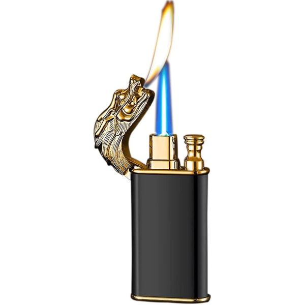 2022 New Dragon Lighter, Unik Torch Lighter Switchable Soft/Jet Flame, Butan Refillable Cool Li