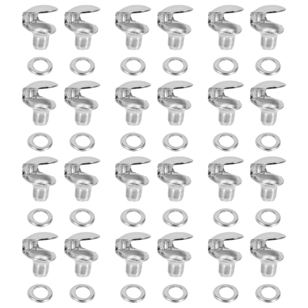 20pcs Brass Boot Hooks Shoe Lace Hooks Set Boots Shoelace Buckles Shoelace Fixing Hooks