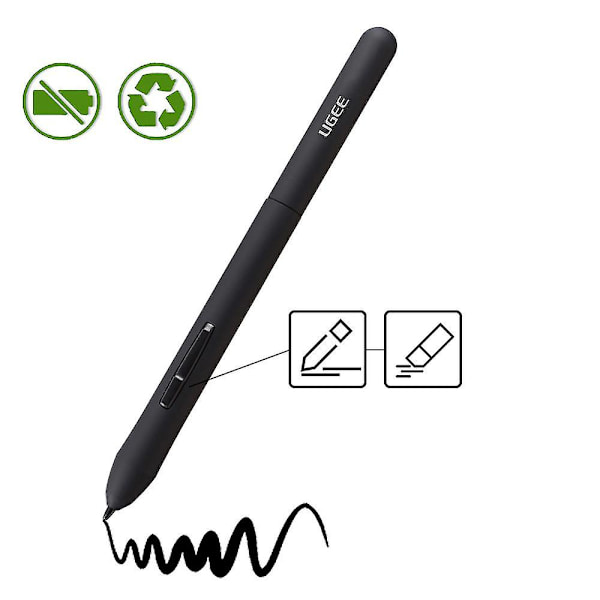 Cedc Akun-vapaa Passiivinen Kynä Stylus Kotelolla Vain M708 Piirtotabletille