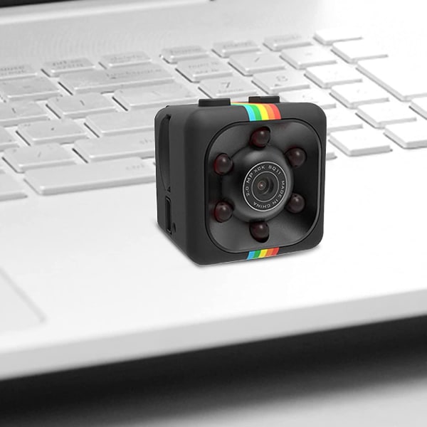 2 kpl Sq11 1080p -kamera, minikamera säädettävällä jalustalla, minikameran lähetyskyky Night Vision HD -laajakulmakuva F